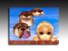 Weekend Ball Game by Margaret Keane
