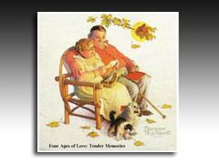 Four Ages of Love: Tender Memories by Norman Rockwell