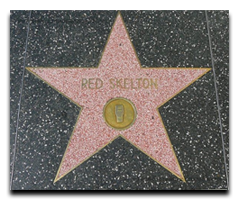 Red Skelton star on Walk of Fame