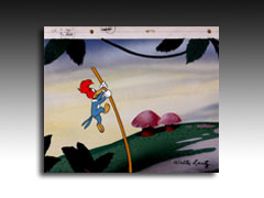Woody Woodpecker Pole Vaulting by Walter Lantz