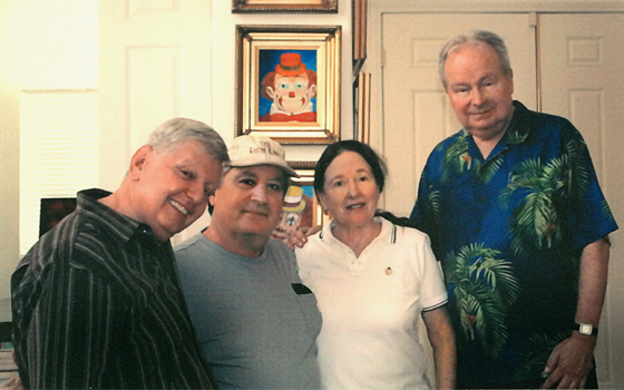 Dr. Mett and Marvin Wiseman with Mrs. Skelton